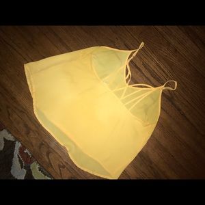 Yellow Strappy Tank